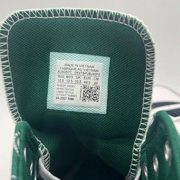 Converse Chuck Taylor All Star Hi Men’s Sz 10.5 Hacked Paisley Patterns Sneakers - Picture 9 of 10